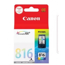佳能（Canon）PG816系列墨盒 適用mp288 mp236 ip2780打印機 標(biāo)準容量816彩色原裝墨盒